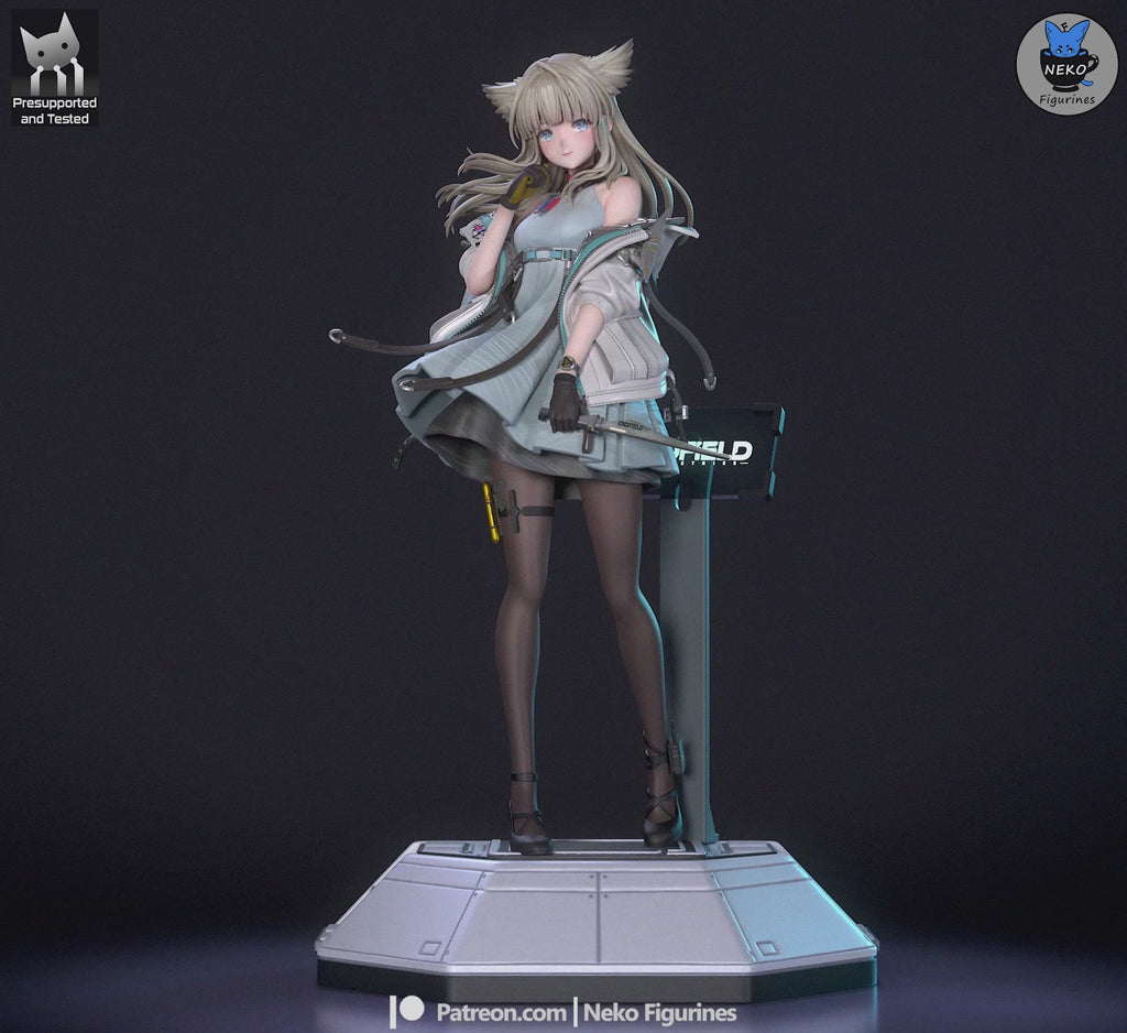 Perlica - Arknights Endfield | Custom Statue 3D printed figure