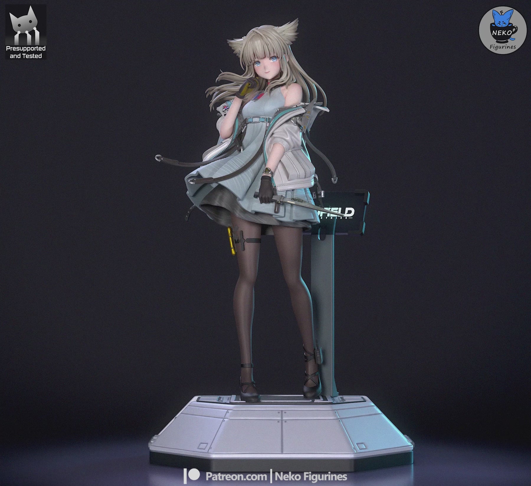 Perlica - Arknights Endfield | Custom Statue 3D printed figure