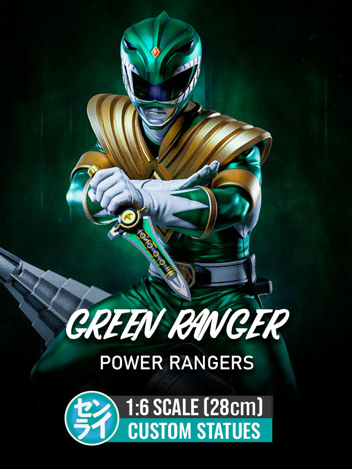 Green Ranger - Power Rangers | Custom Statue 3D printed figure