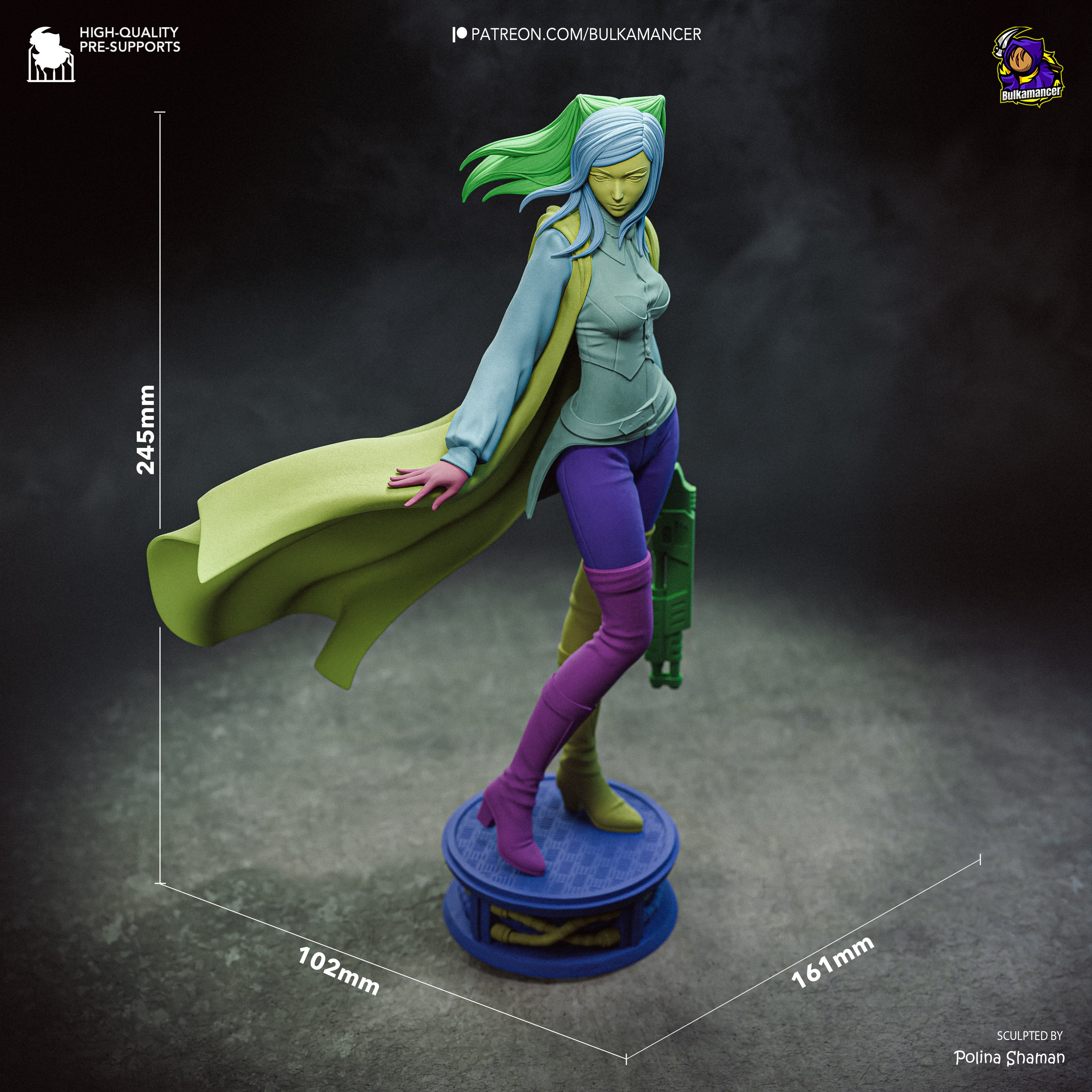 Re-L - Ergo Proxy | Custom Statue 3D printed figure
