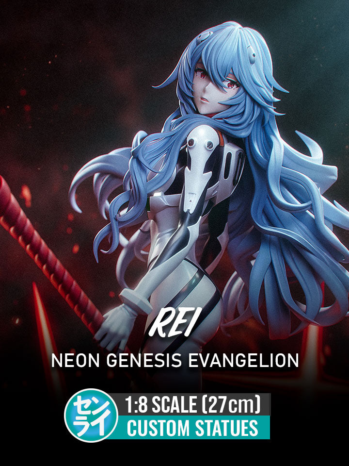 Rei - Neon Genesis Evangelion | Custom Statue 3D printed figure