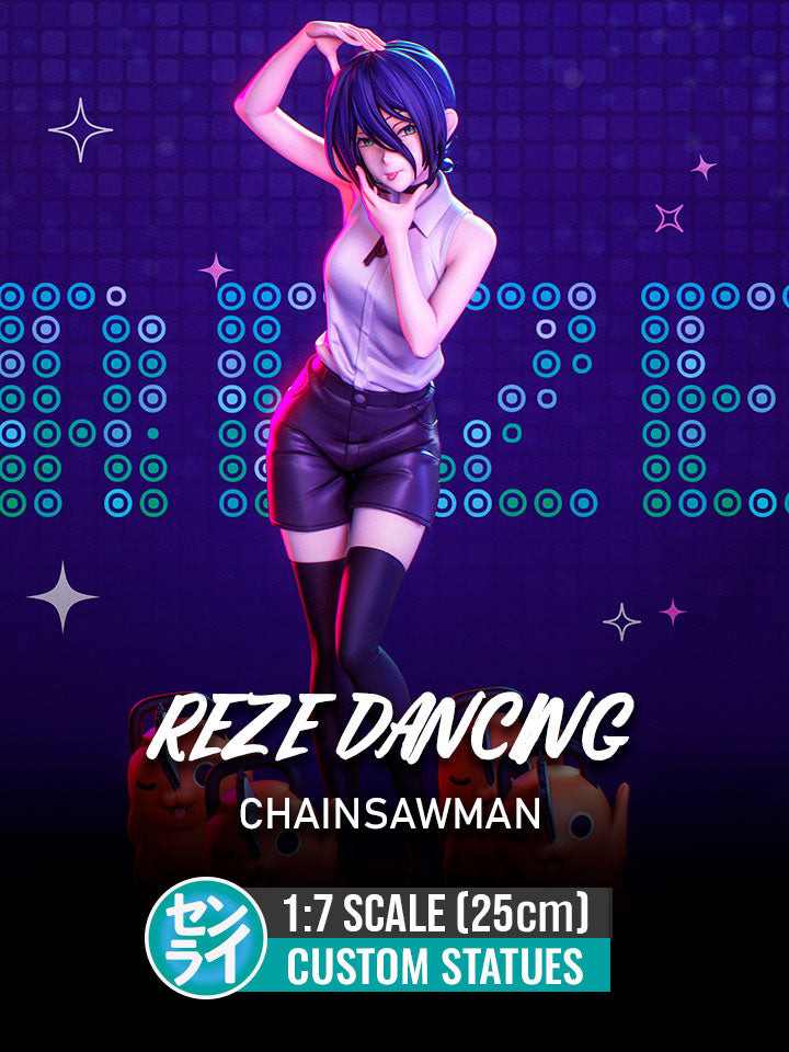 Reze Dancing - Chainsawman | Custom Statue 3D printed figure