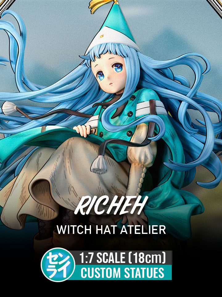 Richeh - Witch Hat Atelier | Custom Statue 3D printed figure