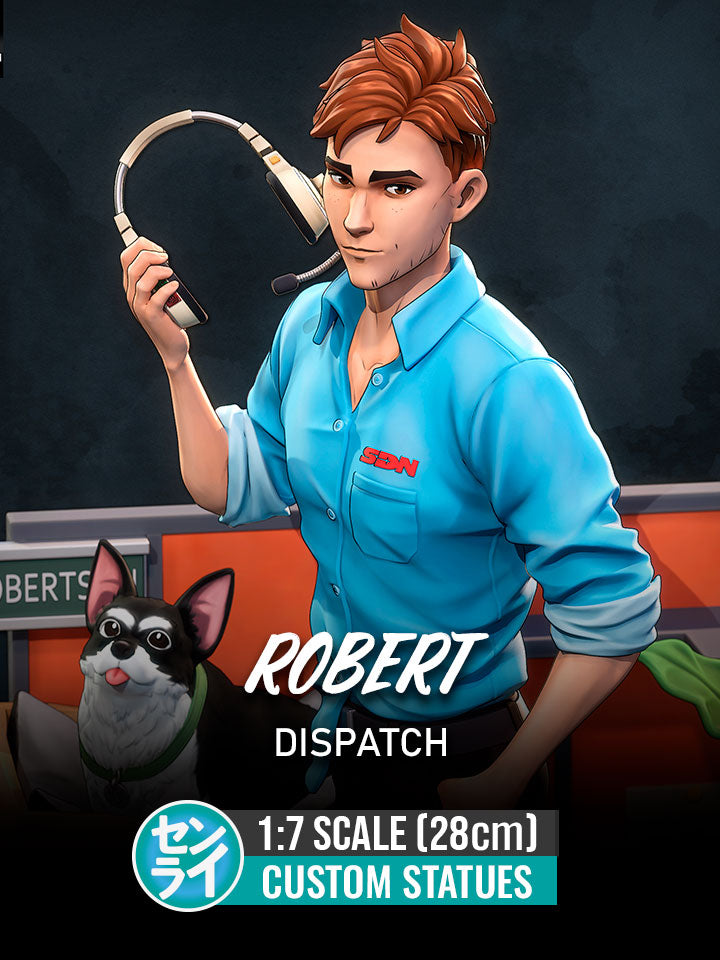 Robert - Dispatch | Custom Statue 3D printed figure