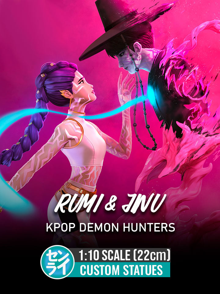 Rumi and Jinu - KPOP Demon Hunters | Custom Statue 3D printed figure