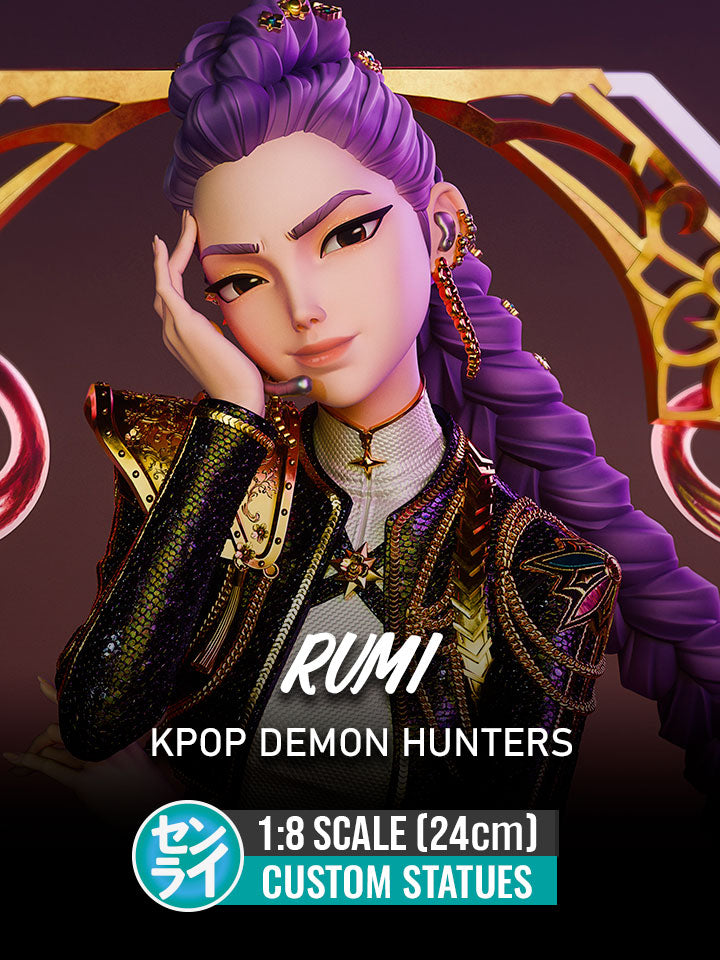 Rumi (Golden Suit) - KPOP Demon Hunters | Custom Statue 3D printed figure