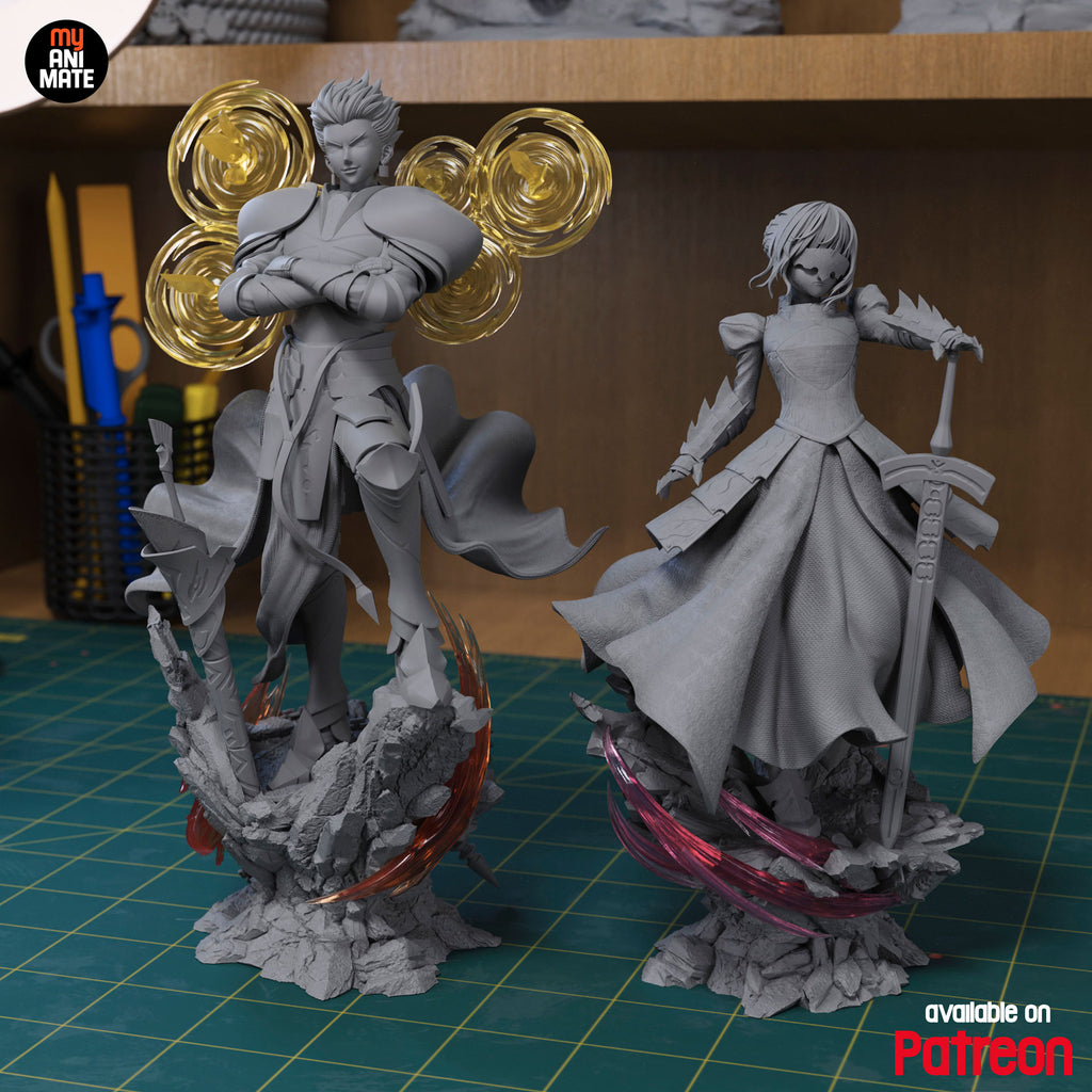 Gilgamesh - Fate | Custom Statue 3D printed figure