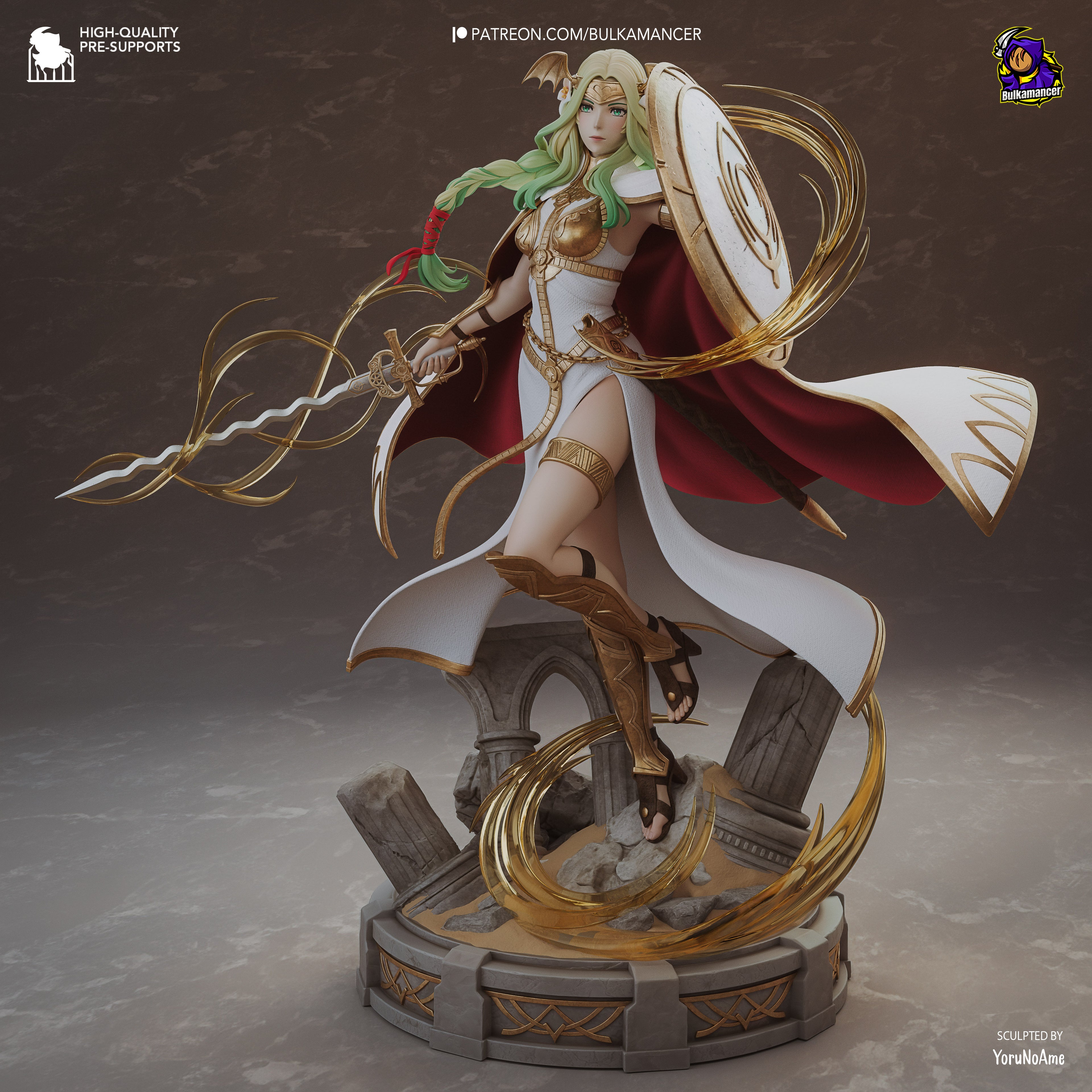 Saint Seiros - Fire Emblem | Custom Statue 3D printed figure