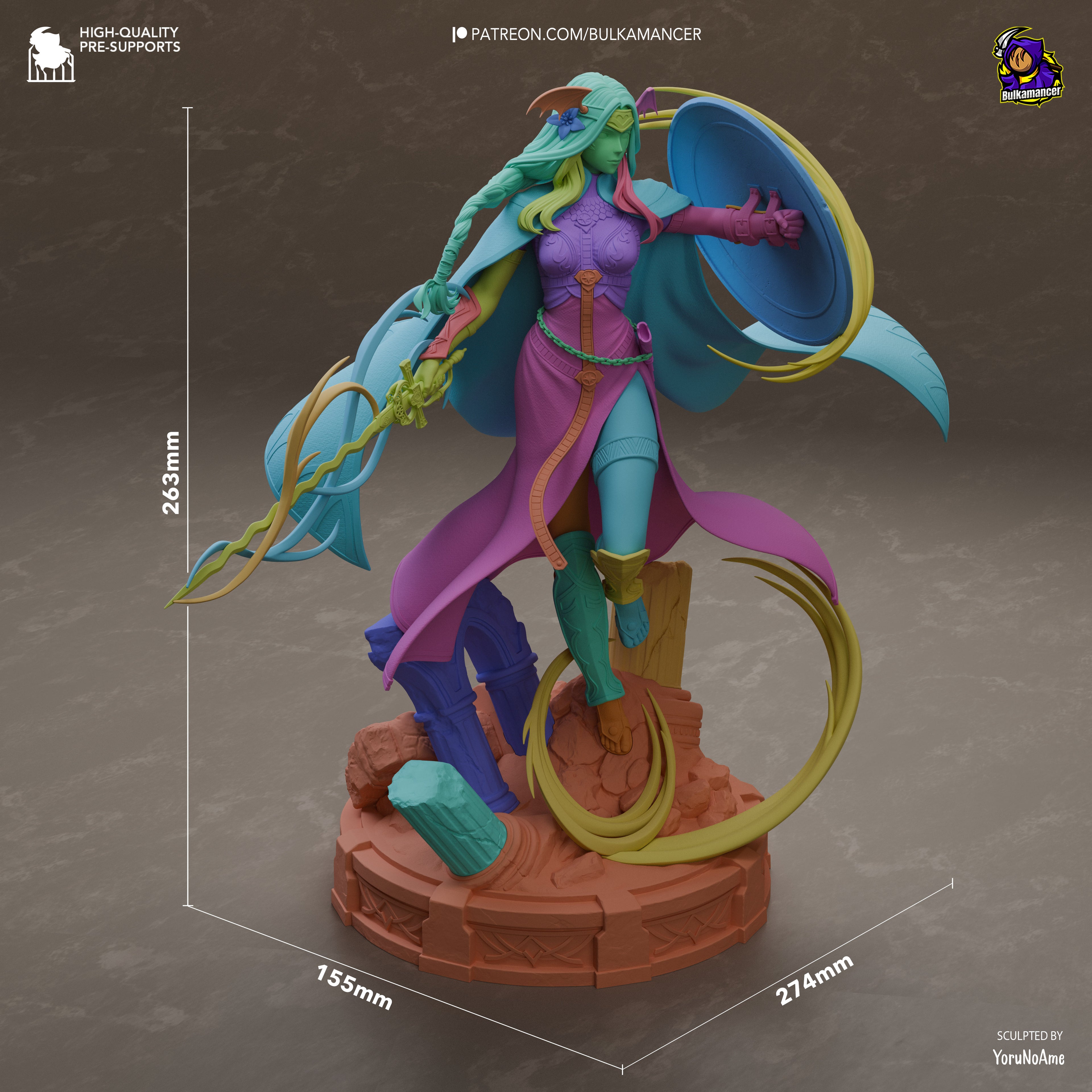 Saint Seiros - Fire Emblem | Custom Statue 3D printed figure