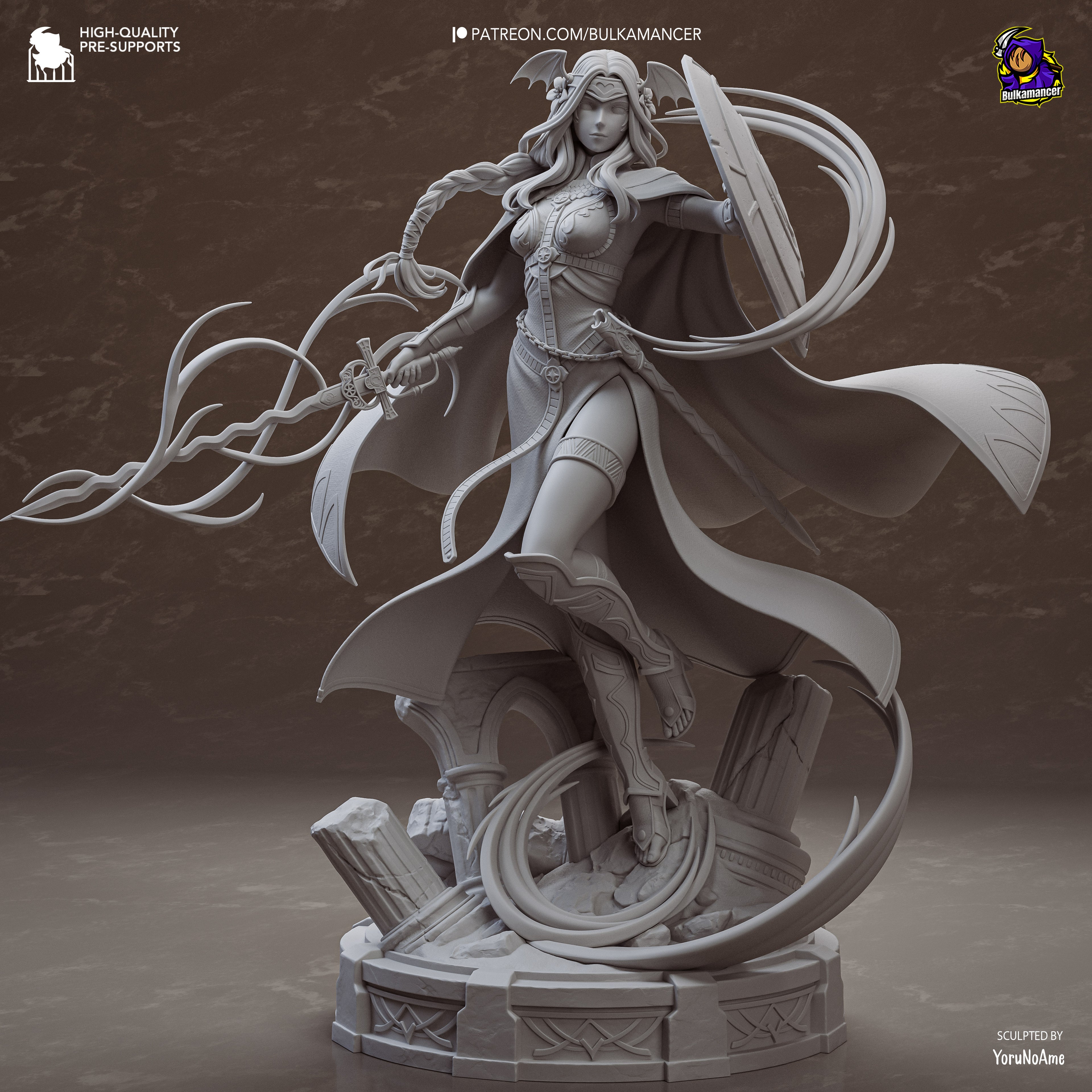 Saint Seiros - Fire Emblem | Custom Statue 3D printed figure