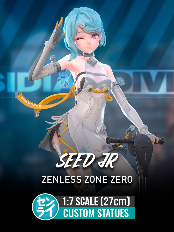 Seed Jr - Zenless Zone Zero ZZZ | Custom Statue 3D printed figure