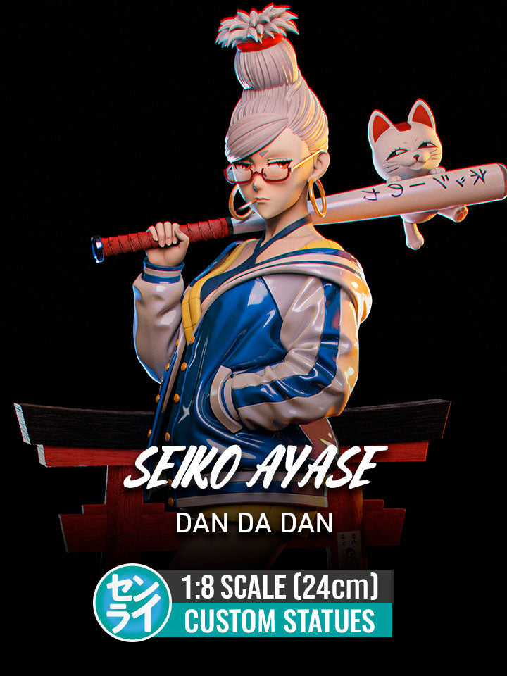 Seiko Ayase - Dan Da Dan | Custom Statue 3D printed figure
