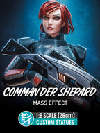 Commander Shepard - Mass Effect | Custom Statue 3D printed figure