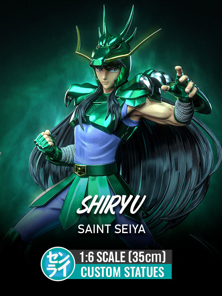 Shiryu - Saint Seiya | Custom Statue 3D printed figure