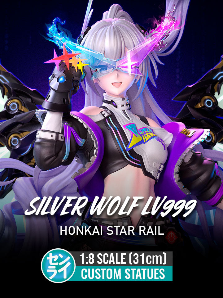 Silver Wolf LV.999 - Honkai Star Rail | Custom Statue 3D printed figure