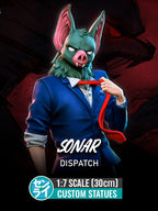 Sonar - Dispatch | Custom Statue 3D printed figure