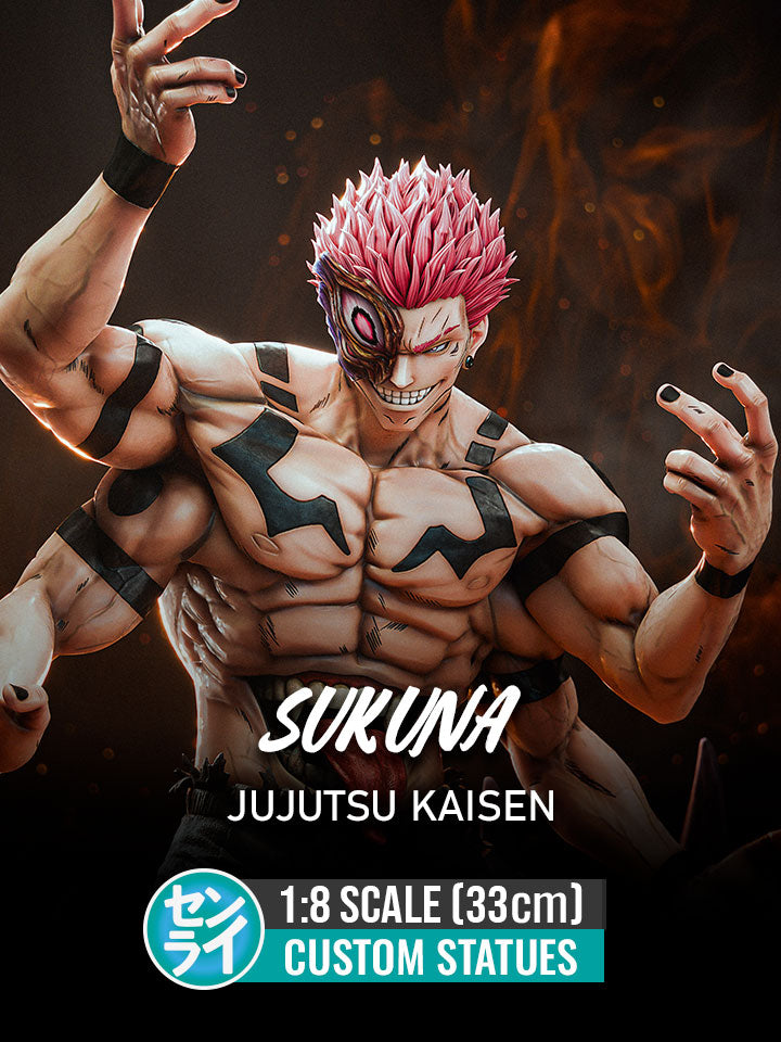 Sukuna - Jujutsu Kaisen | Custom Statue 3D printed figure