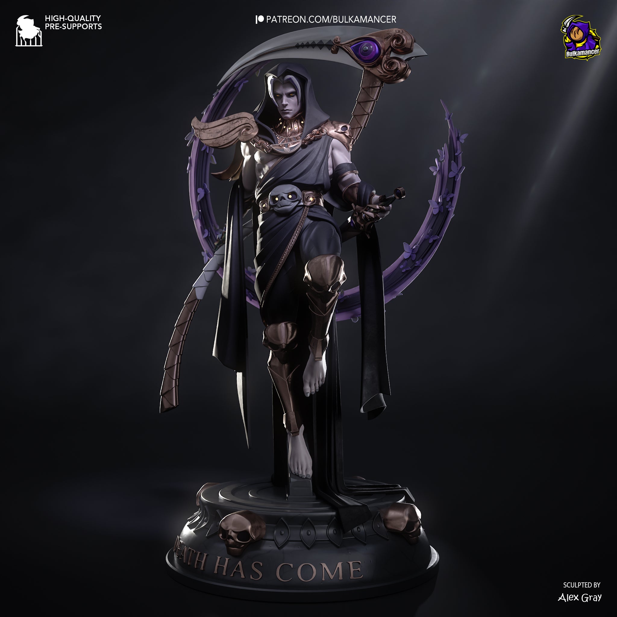Thanatos - Hades | Custom Statue 3D printed figure