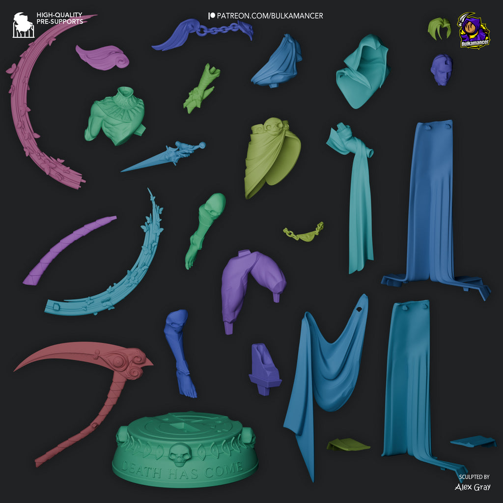 Thanatos - Hades | Custom Statue 3D printed figure