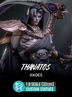 Thanatos - Hades | Custom Statue 3D printed figure