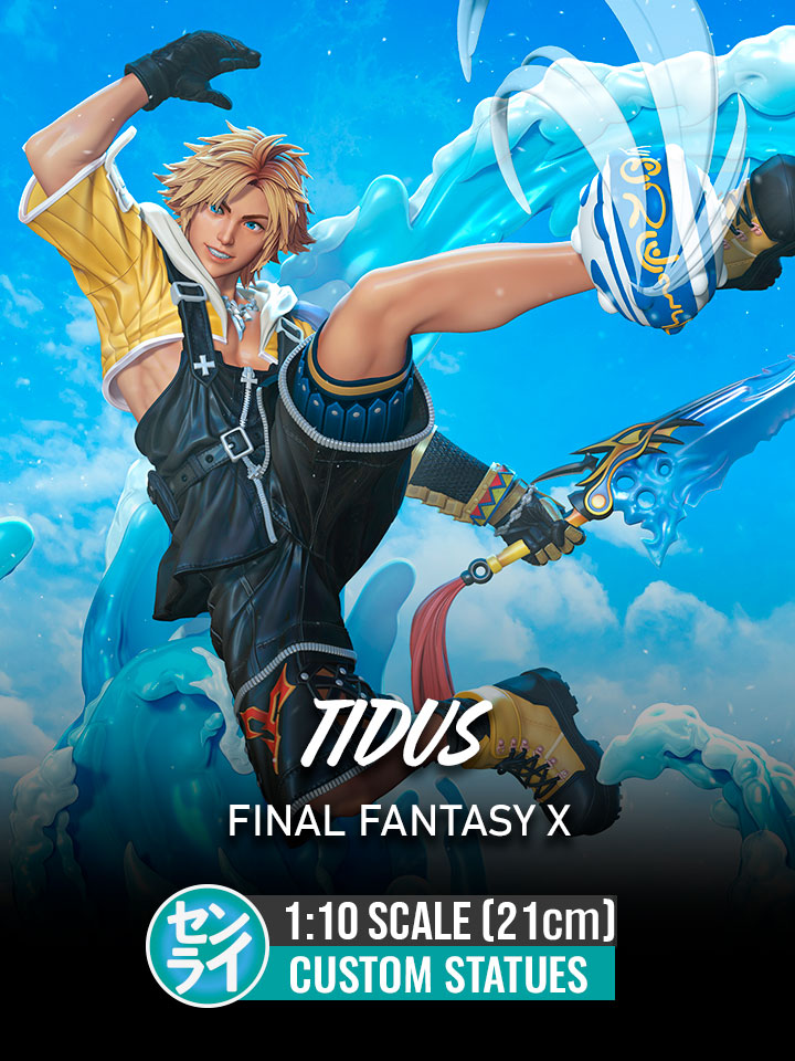 Tidus - Final Fantasy X | Custom Statue 3D printed figure