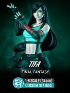 Tifa Lockhart - Final Fantasy VII | Custom Statue 3D printed figure