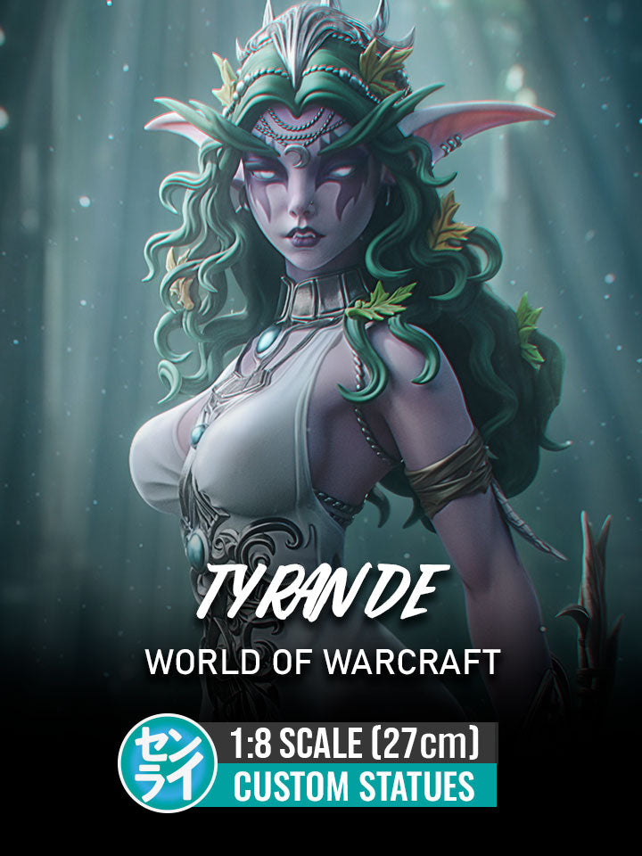 Tyrande - World of Warcraft | Custom Statue 3D printed figure