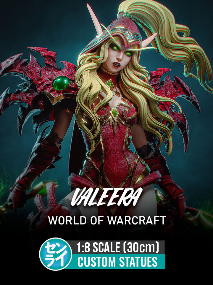 Valeera - World of Warcraft | Custom Statue 3D printed figure