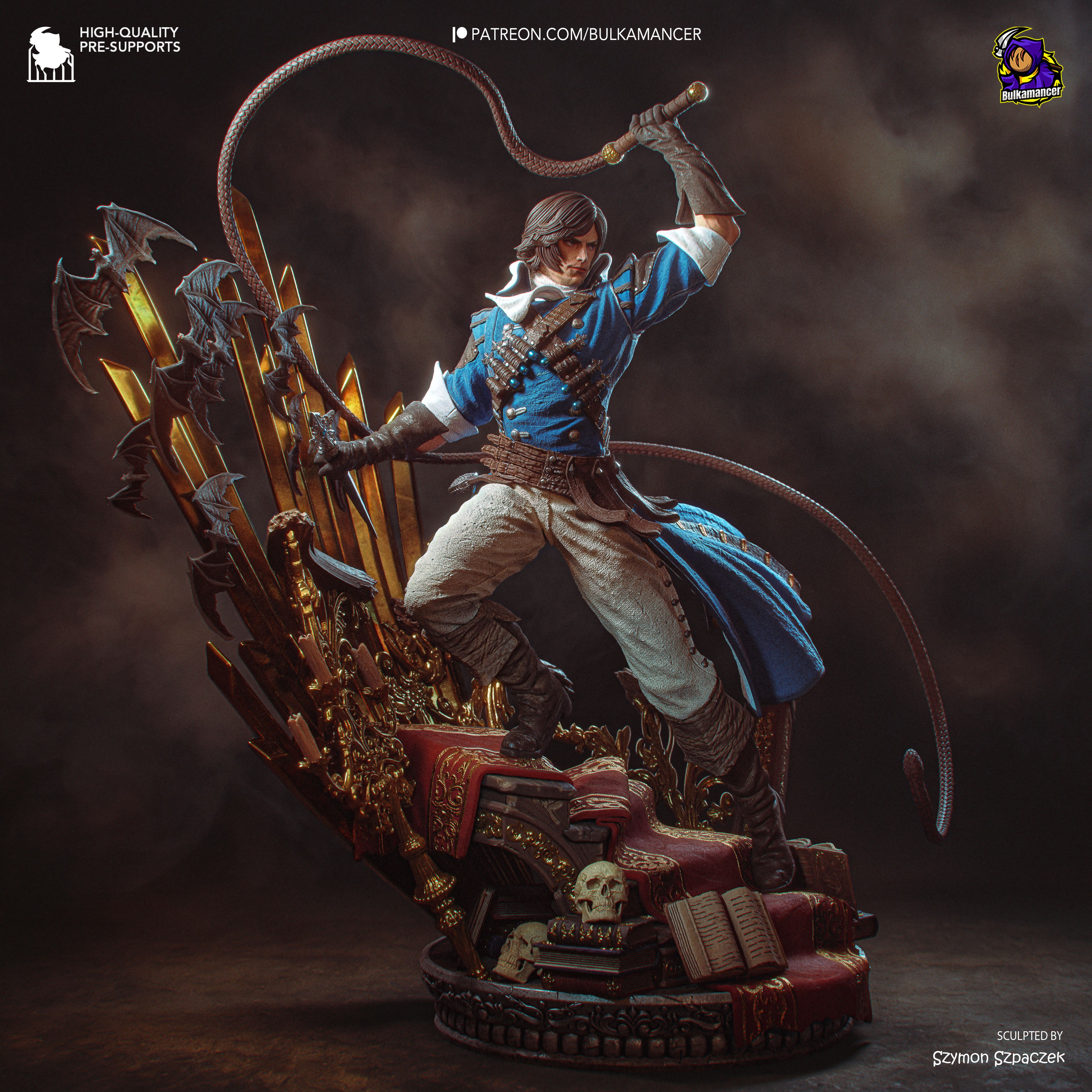 Richter Belmont - Castlevania | Custom Statue 3D printed figure