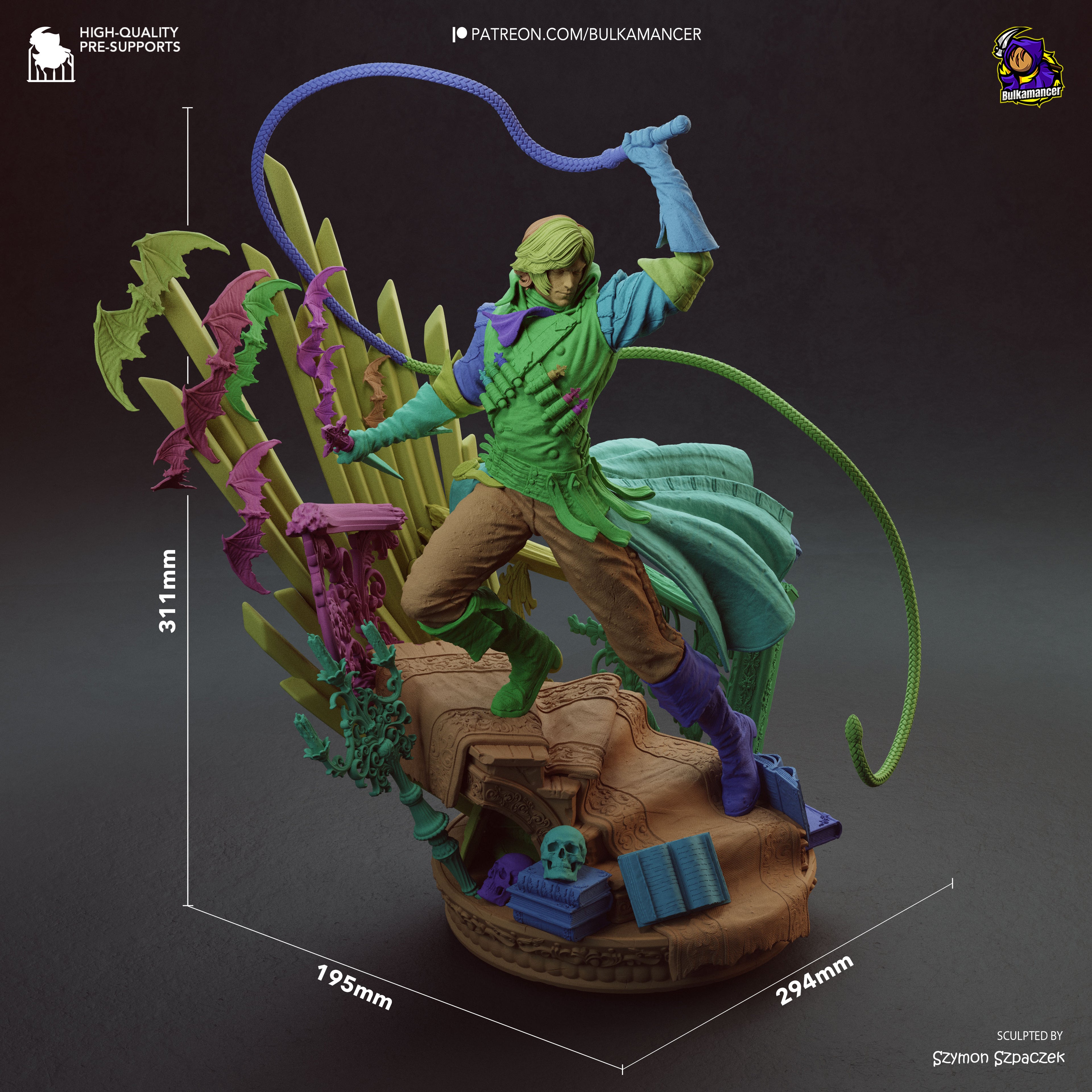 Richter Belmont - Castlevania | Custom Statue 3D printed figure
