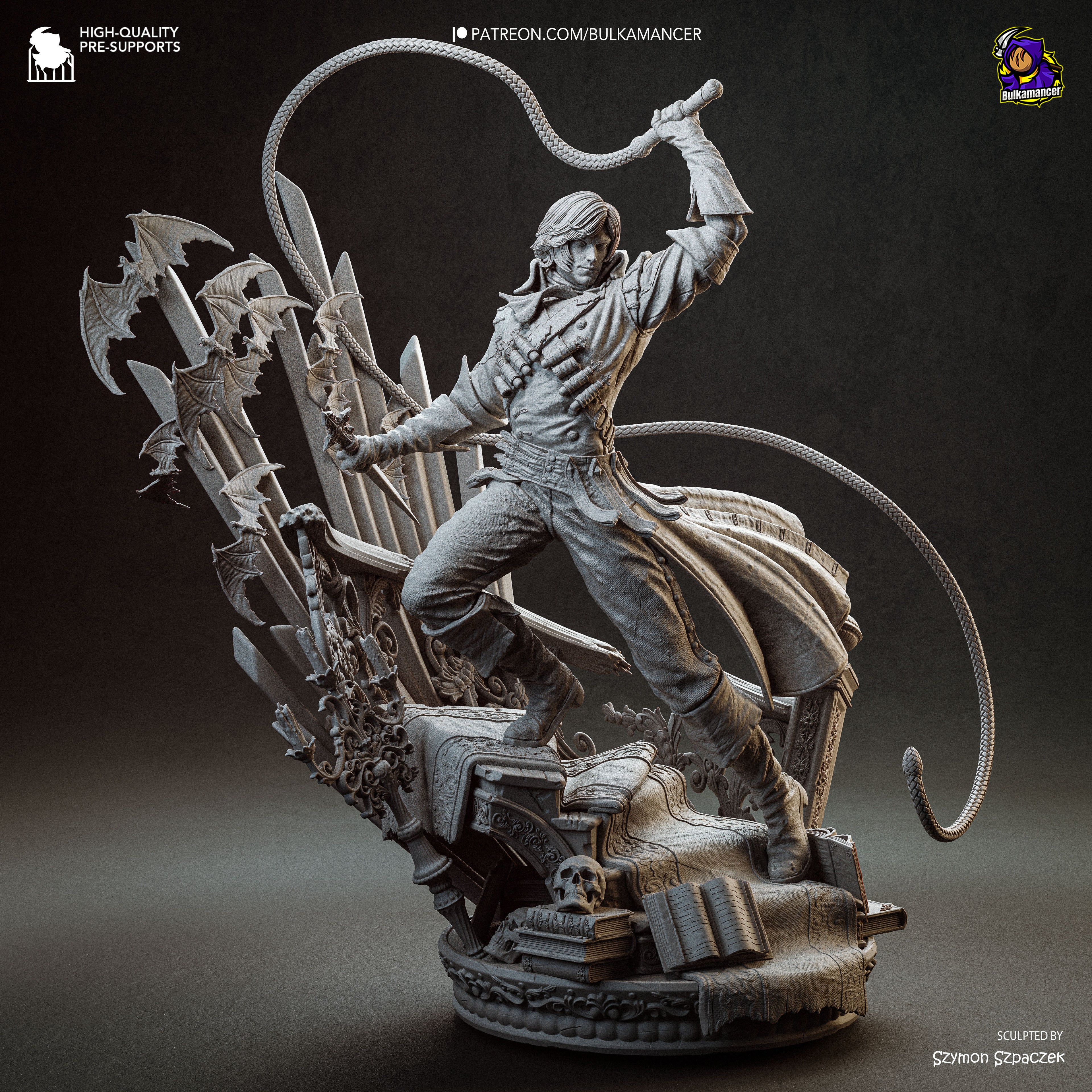 Richter Belmont - Castlevania | Custom Statue 3D printed figure