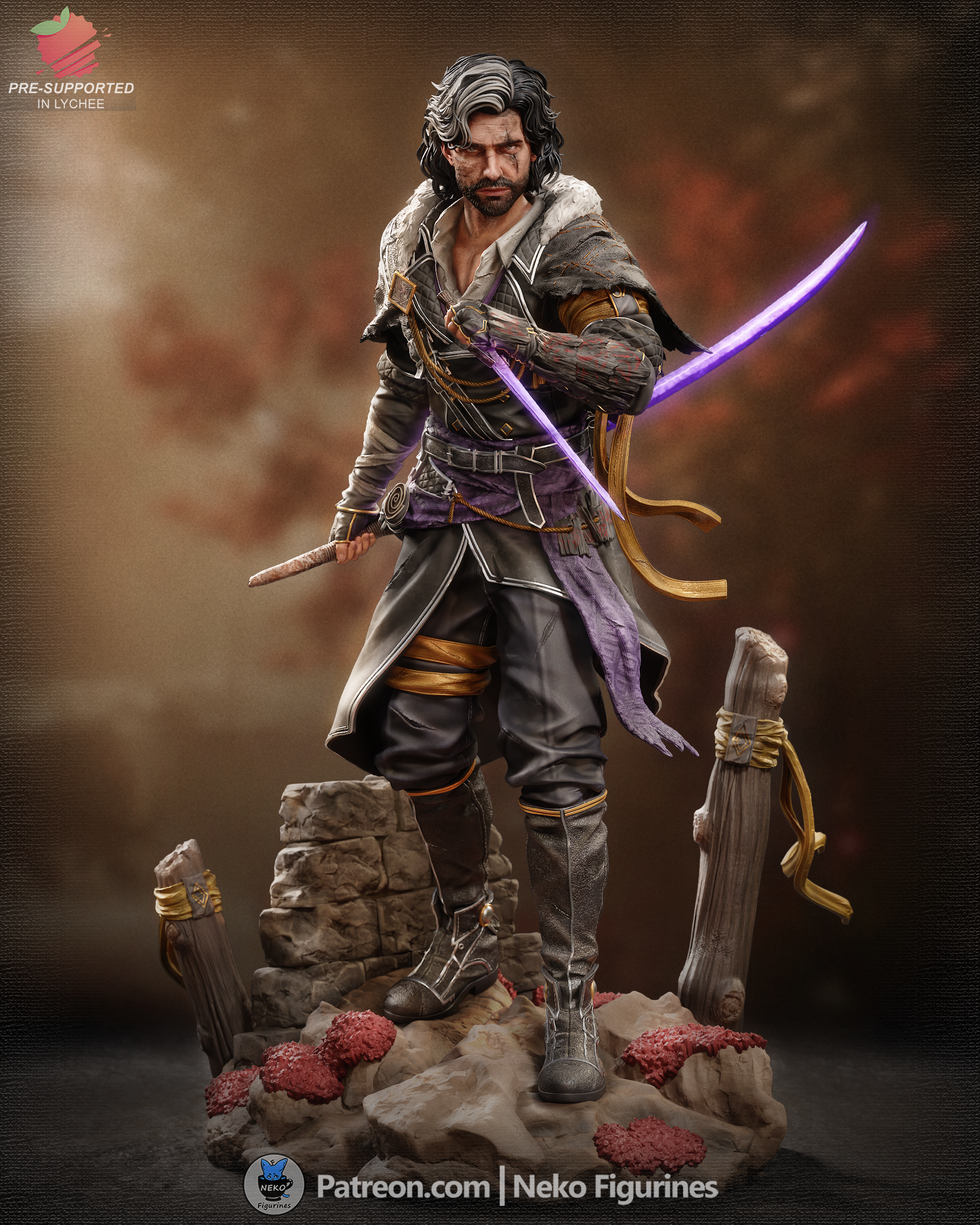 Verso - Expedition 33 | Custom Statue 3D printed figure