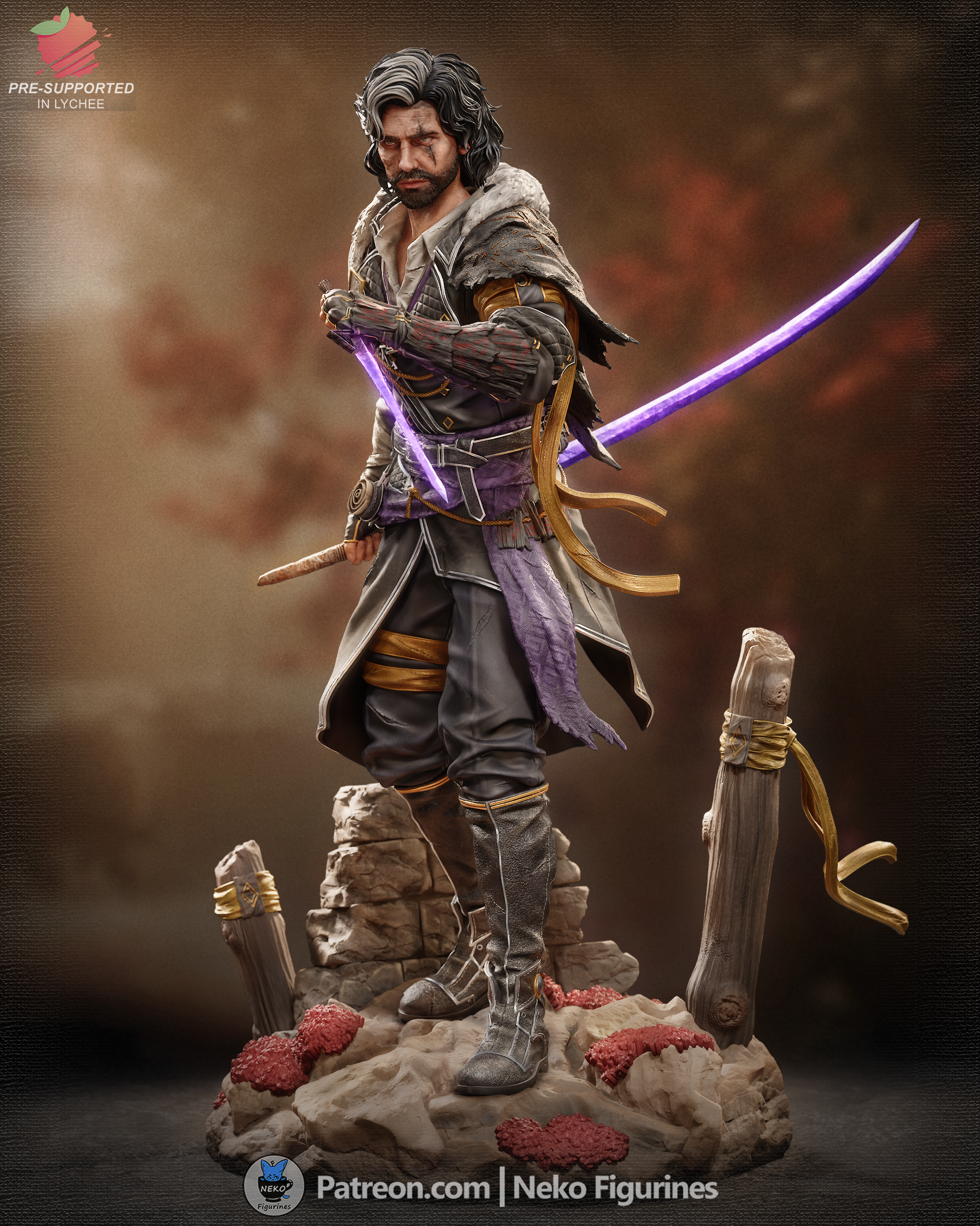 Verso - Expedition 33 | Custom Statue 3D printed figure