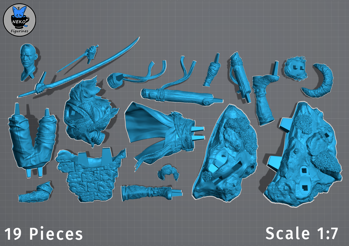 Verso - Expedition 33 | Custom Statue 3D printed figure