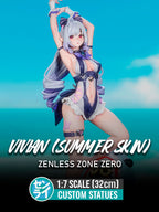 Vivian Summer Skin - Zenless Zone Zero ZZZ | Custom Statue 3D printed figure