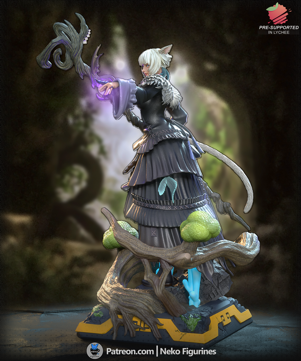 Yshtola - Final Fantasy | Custom Statue 3D printed figure