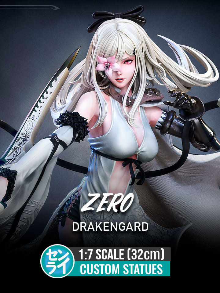 Zero - Drakengard | Custom Statue 3D printed figure