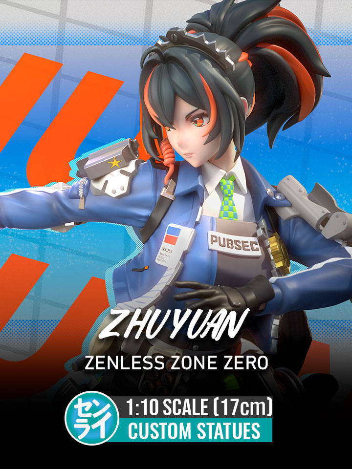 Zhu Yuan - Zenless Zone Zero ZZZ | Custom Statue 3D printed figure